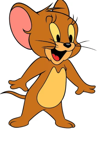 Малюнок Джері скачати та роздрукувати в форматі А4