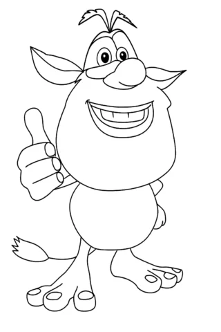 Розмальовка Буба