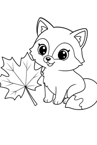 Розмальовка милі тварини скачати та роздрукувати в форматі А4