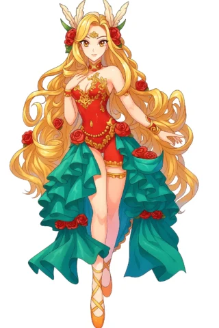 Малюнки для дівчат чарівна фея скачати та роздрукувати в форматі А4