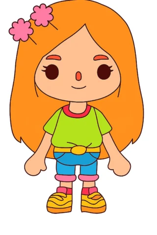 Малюнки для дівчат персонаж гри скачати та роздрукувати в форматі А4