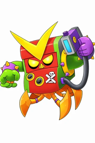 Розмальовки з персонажами із мультфільмів бойовий робот скачати та роздрукувати в форматі А4