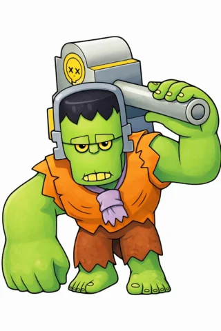 Розмальовки з персонажами із мультфільмів Френк скачати та роздрукувати в форматі А4