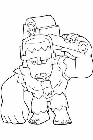 Розмальовки з персонажами із мультфільмів Френк скачати та роздрукувати в форматі А4