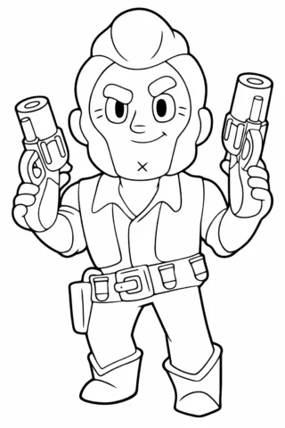 Розмальовки з персонажами із мультфільмів Кольт скачати та роздрукувати в форматі А4