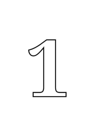 Проста та зрозуміла розфарбовка з цифрою 1 допоможе дітям швидко запам’ятати перше число. Малюнок розмальовка має чіткі контури, що ідеально підходять для малюків та дошкільнят. Така розфарбовка сприяє розвитку дрібної моторики, уважності та координації рухів руки. Малюнок розмальовка можна використовувати під час занять у дитячому садку, школі або вдома для закріплення навичок рахунку. Розфарбовка легко друкується у форматі А4.