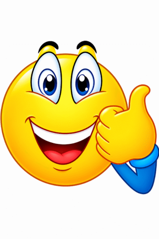 Малюнок «Смайлик лайк – все добре!» скачати та роздрукувати в форматі А4
