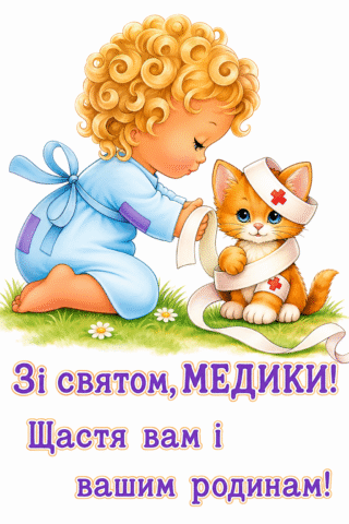 Щиро вітаю з Днем медичного працівника