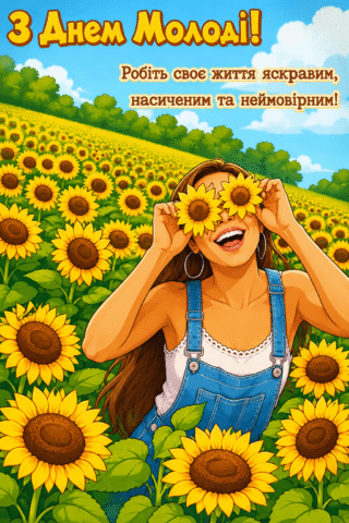 Привітання. Зі святом молодь