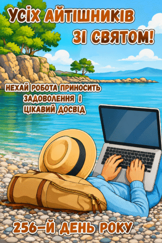 Вытання. З Днем Програміста, Усіх айтішників зі святом