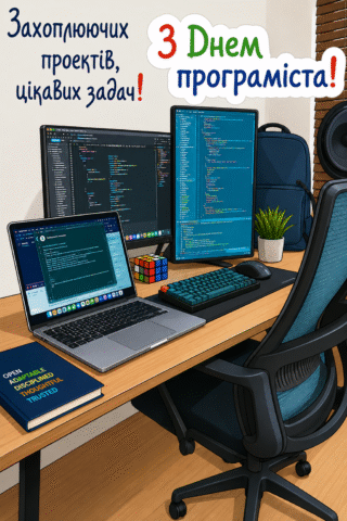 Вытання. З Днем Програміста, захоплюючих проектів