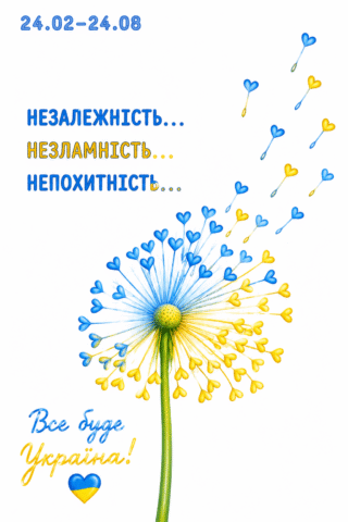 Вітання. Листівка на День Незалежності України, Незалежність, незламність