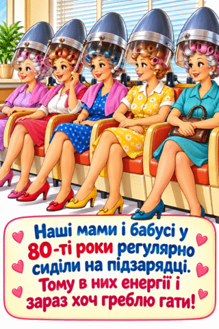 Гумор, про мамину енергію та моду 80-х