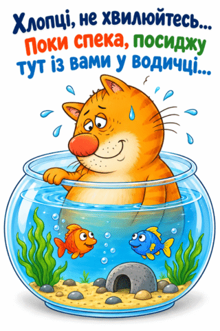 Листівка Боротьба зі спекою
