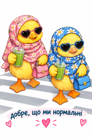 Листівка Добре, що ми нормальні