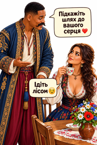 Листівка Ідіть лісом