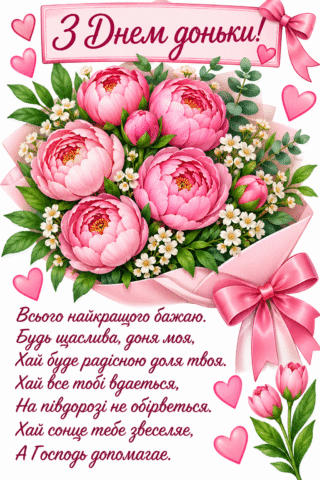 Вітання День дочки, найкращого