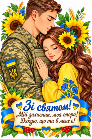 Вітання. Зі святом День захисника України