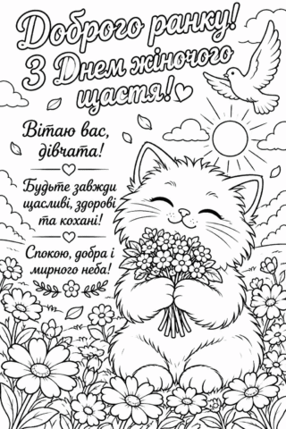 Доброго ранку, дівчата! З Днем жіночого щастя