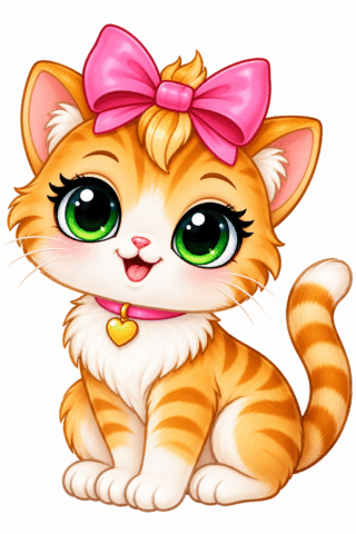 Малюнок Котик ЛОЛ