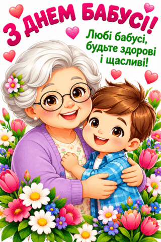 Привітання. Жила собі бабуся
