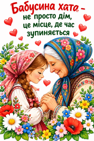 Вітання. Бабусин будинок
